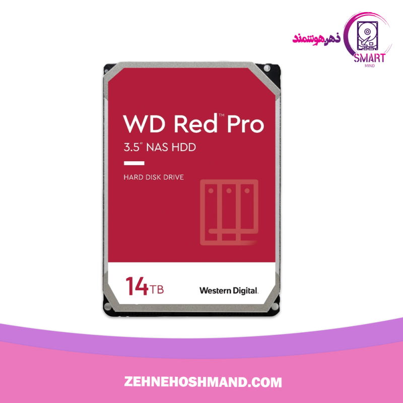 هارد ۱۴ ترابایت وسترن دیجیتال قرمز HDD 14TB WESTERN DIGITAL RED