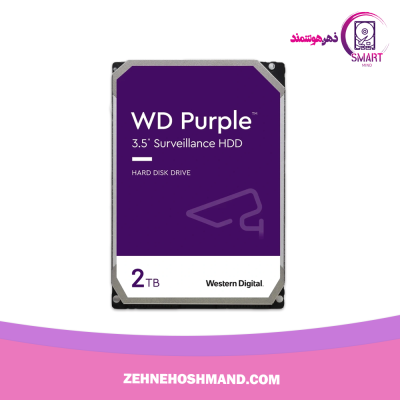 هارد ۲ ترابایت وسترن دیجیتال بنفش شرکتی گارانتی ۱ سال درجا تعویض HDD 2TB WESTERN DIGITAL PURPLE