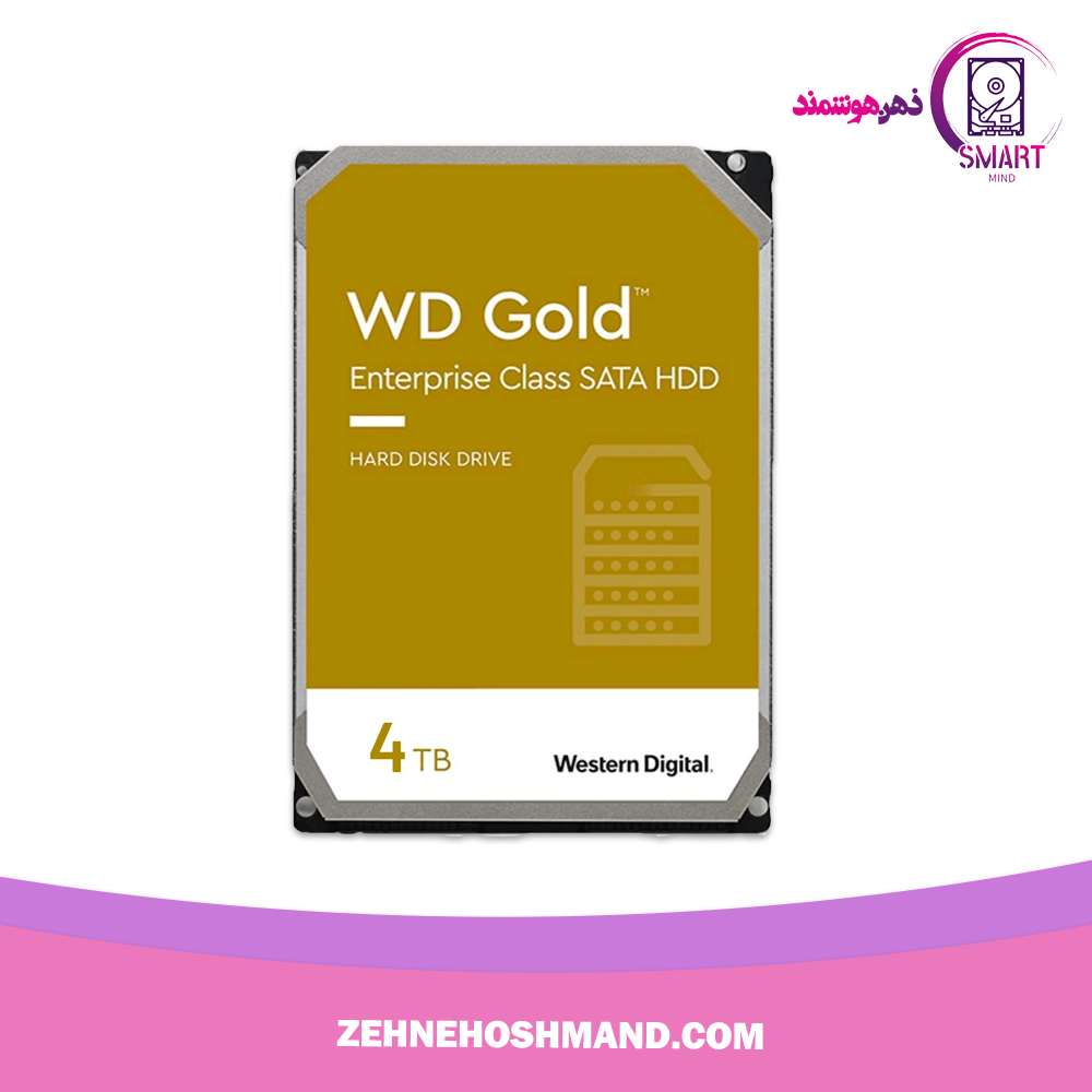 هارد ۴ ترابایت وسترن دیجیتال طلایی HDD 4TB WESTERN DIGITAL GOLD